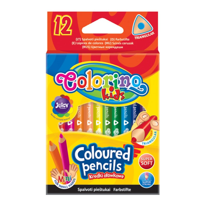 creioane colorate colorino triangular short ro clrr33077ptr