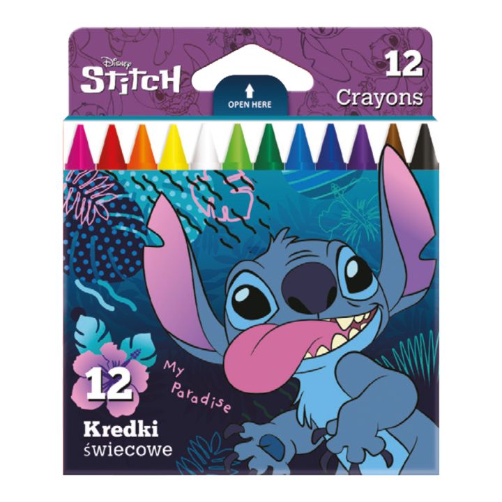 creioane colorate disney stitch 12 bucati ro oflr54809ptr