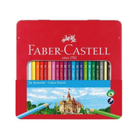 creioane colorate faber castell set de 24 de creioane colorate ro fbc115824