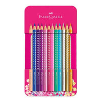 creioane colorate faber castell sparkle set 12 buc ro fbc201737