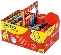 Creioane colorate groase rotunde GIOTTO be-bè set școlar