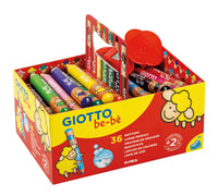 Creioane colorate groase rotunde GIOTTO be-bè set școlar