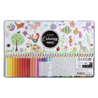 creioane colorate in cutie de staniu 36 buc ro rms150095