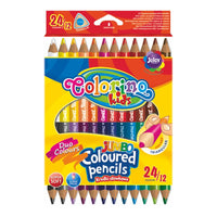 creioane colorate jumbo colorino cu doua fete 12 buc ro clrr51880ptr