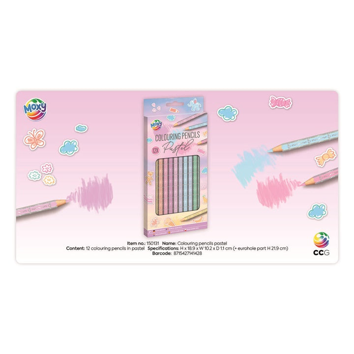creioane colorate pastelate 12 buc ro rms150131