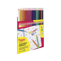 creioane colorate triunghiulare fara lemn jovi 24 buc ro jov734 24