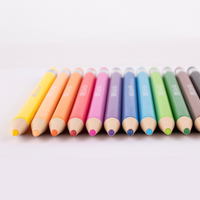 Creioane mecanice colorate APLI Color Click, 12 buc cu mine de rezervă și ascuțitoare