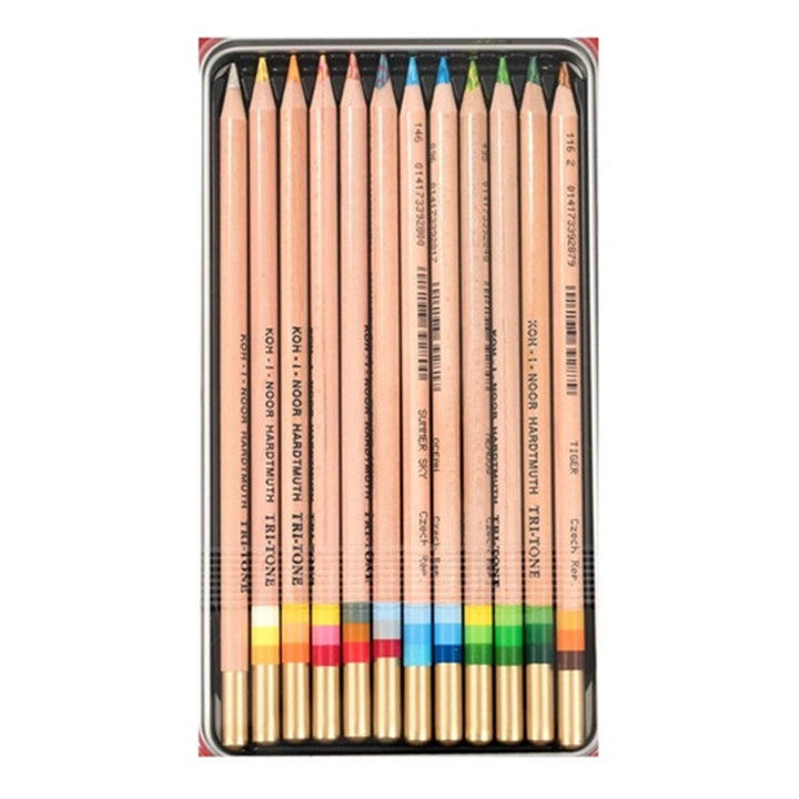 creioane multicolore tri tone koh i noor alege ro khn344