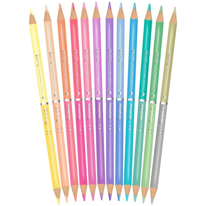 creioane pastel colorino cu doua fete ro clrr87737ptr