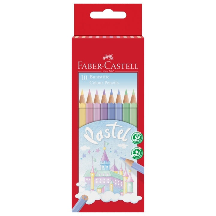 creioane pastel faber castell 10 buc ro fbc111211