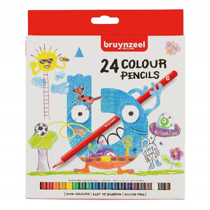 creioane pentru copii bruynzeel holland 24 buc ro rtl60112003