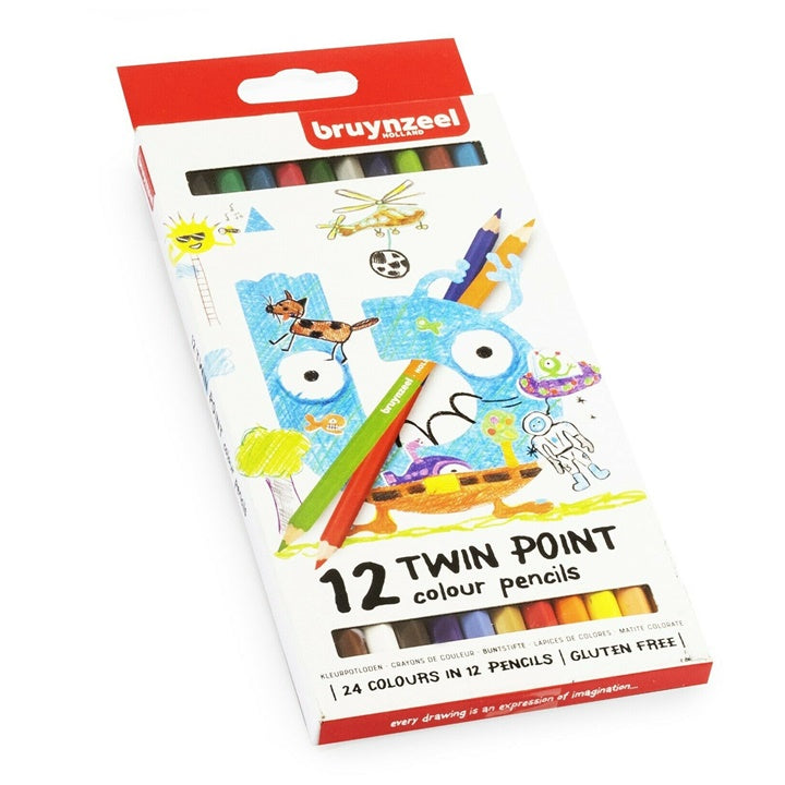creioane pentru copii cu doua capete bruynzeel holland 12 bucati ro rtl60112001