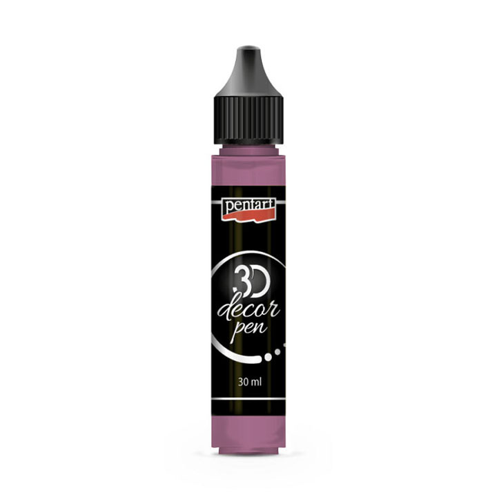 creion 3d d cor pen pentart 30 ml ro pntdp338