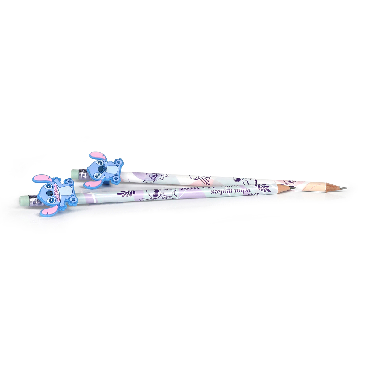 Creion grafit Colorino Stitch Pastel 2 cu radieră