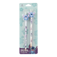 Creion grafit Colorino Stitch Pastel 2 cu radieră