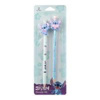 Creion grafit Colorino Stitch Pastel cu radieră albă