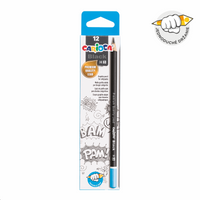 Creion triunghiular Carioca Black, 12 buc – 3/H