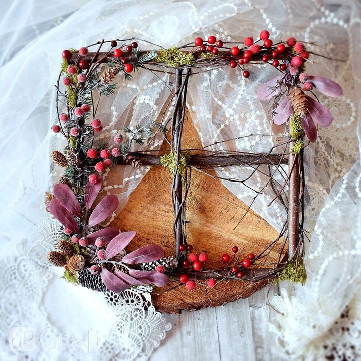 crenguța decorativa de craciun 3d