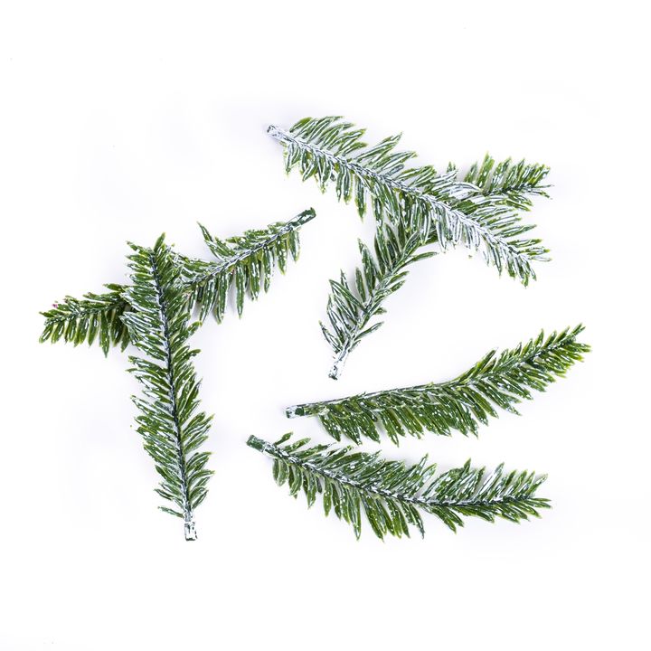 crenguțe 3d de culoare verde 6 buc