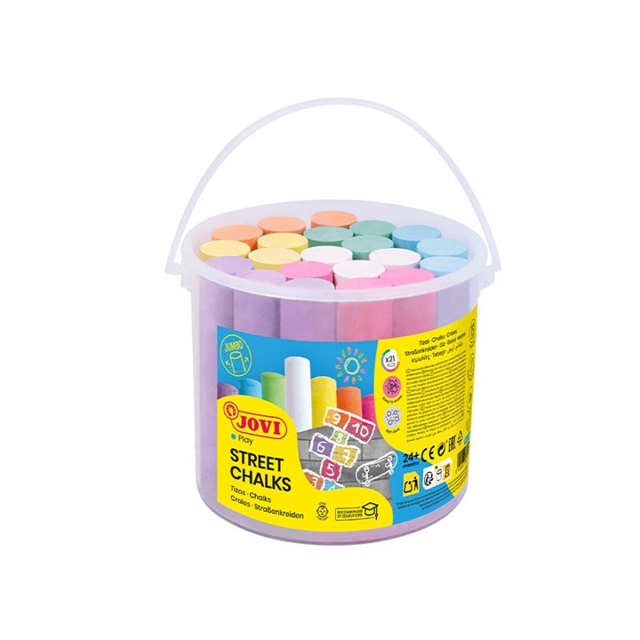 creta colorata jumbo in galeata jovi 21 buc ro jov1130