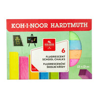 creta scolara fluorescenta koh i noor set de 6 culori ro khn01125s0601kz