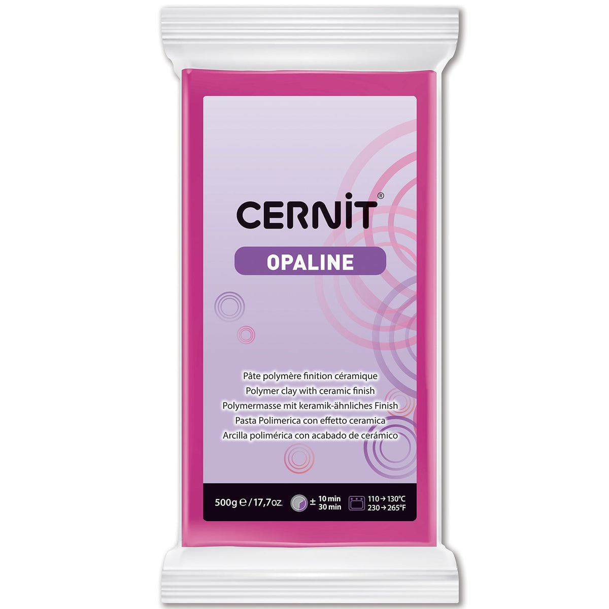 CERNIT Opaline Argilă polimerică 500 g – Magenta