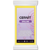 CERNIT Opaline Argilă polimerică 500 g – Primary Yellow