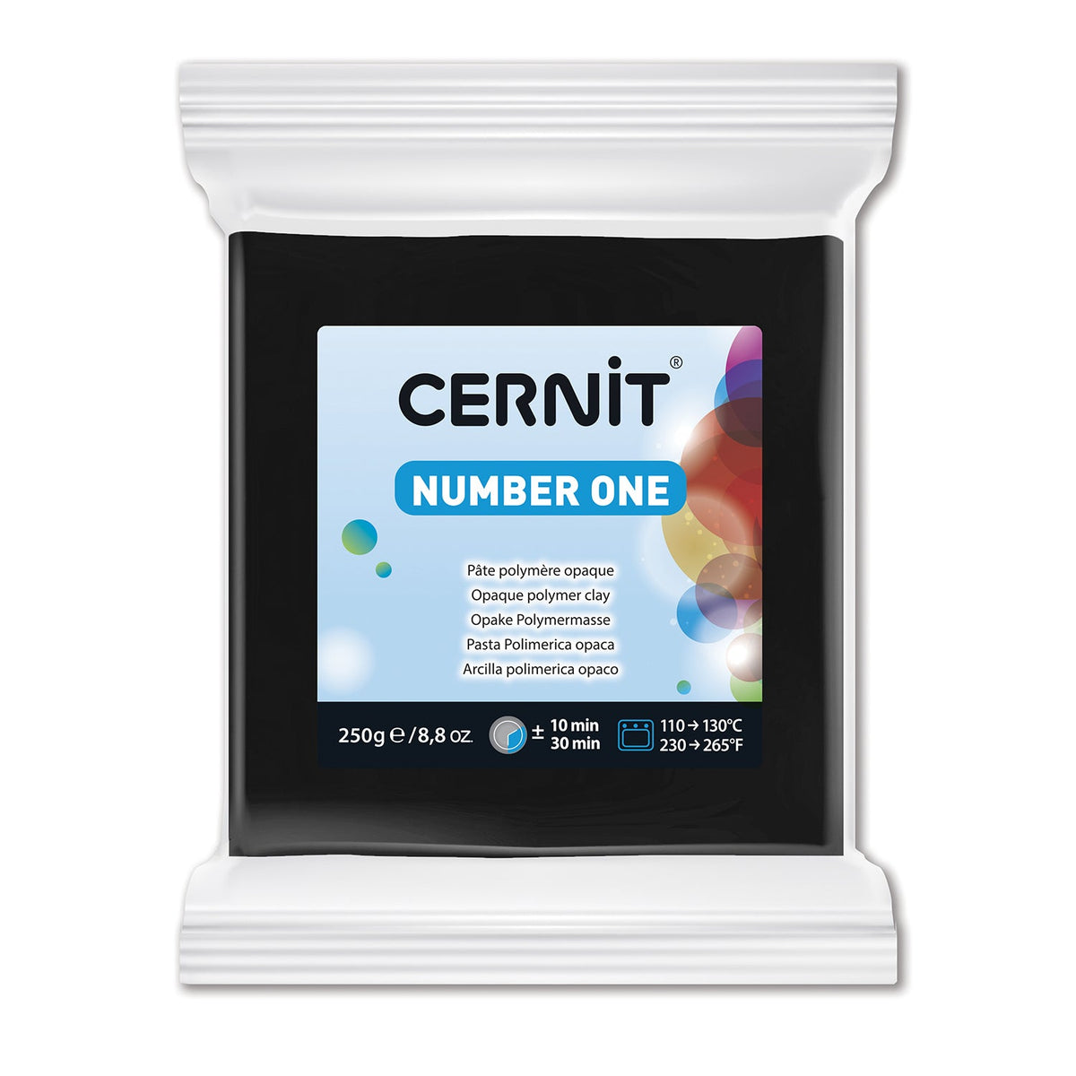 Pastă de modelat Cernit NUMBER ONE 250g – Black