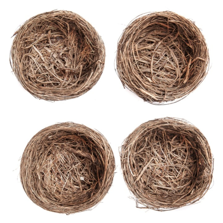 cuiburi decorative naturale 9 cm set de 4 ro dpcdpwl 013