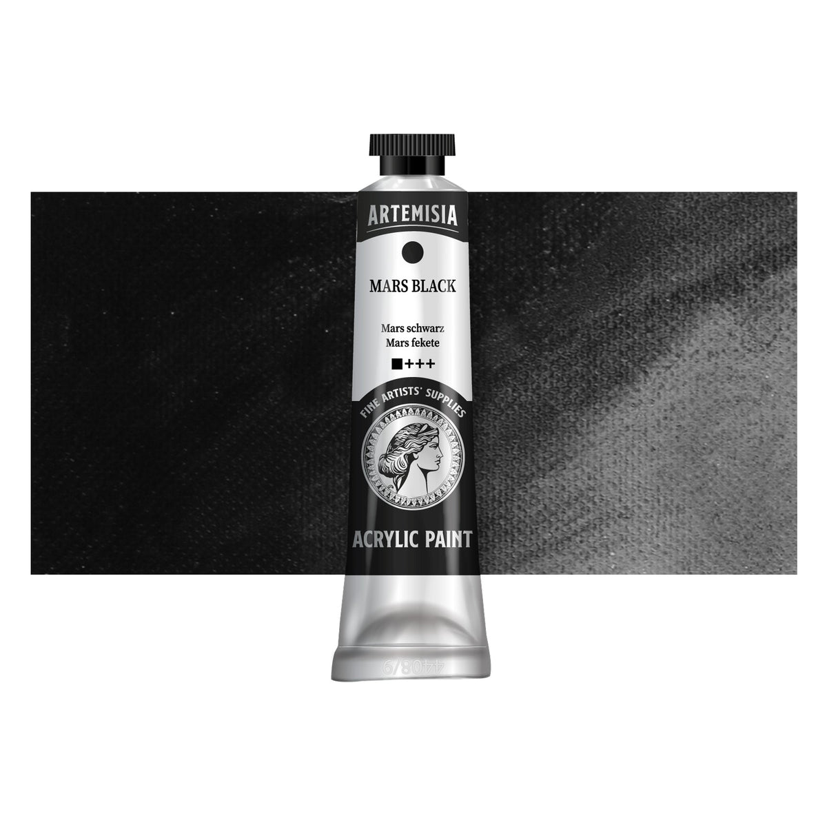 Culoare acrilică Artemisia 120 ml – negru Mars
