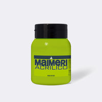 Culoare acrilică MAIMERI Acrilico 500 ml – Verde gălbui permanent