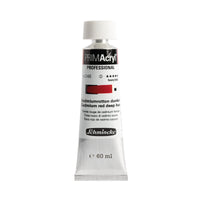 Culoare acrilică Schmincke PRIMAcryl Professional 60 ml – 346 Nuanță de roșu de cadmiu închis