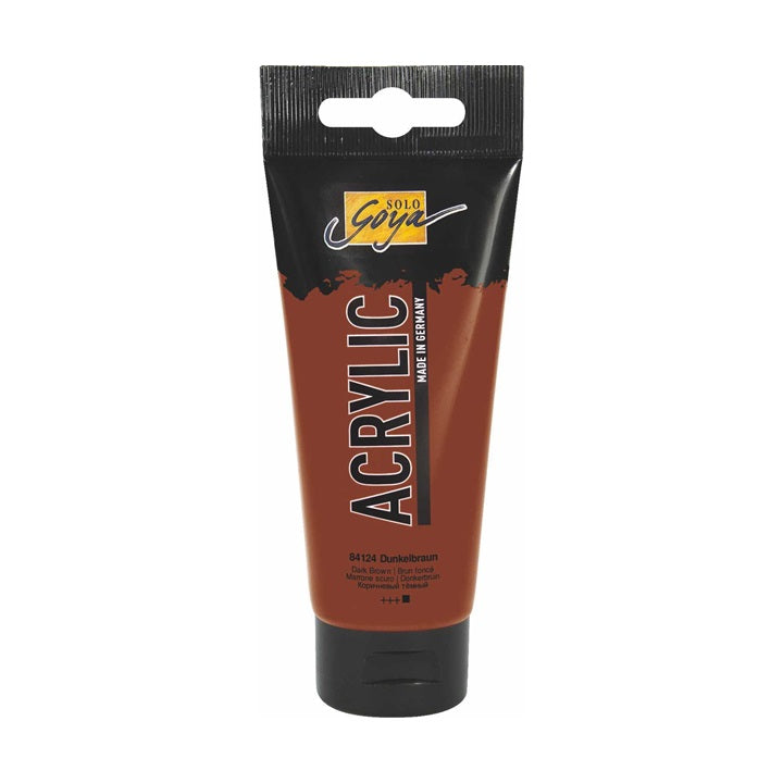 Culoare acrilică Solo Goya Acrylic 100 ml - 24 Dark Brown