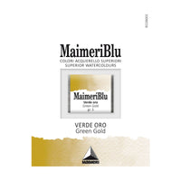 Culoare acuarelă Maimeri Blu – godet 1.5 ml – Aur verde