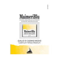Culoare acuarelă Maimeri Blu – godet 1.5 ml – Galben de cadmiu mediu