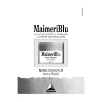 Culoare acuarelă Maimeri Blu – godet 1.5 ml – Negru de fildeș