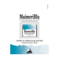 Culoare acuarelă Maimeri Blu – godet 1.5 ml – Verde de cobalt albăstrui