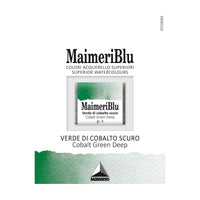 Culoare acuarelă Maimeri Blu – godet 1.5 ml – Verde de cobalt închis