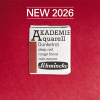 Culoare acuarelă Schmincke AKADEMIE godet 1/2 - Golden pink – 335 Roșu închis