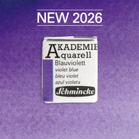 Culoare acuarelă Schmincke AKADEMIE godet 1/2 - Golden pink – 441 Albastru violet