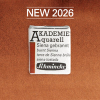 Culoare acuarelă Schmincke AKADEMIE godet 1/2 - Golden pink – 662 Sienă arsă