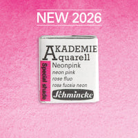 Culoare acuarelă Schmincke AKADEMIE godet 1/2 - Golden pink – 952 Roz neon