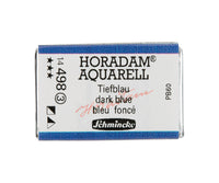 Culoare acuarelă Schmincke Horadam în godet întreg – Dark blue – 498 Albastru închis
