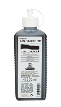 Culoare pentru linogravură Schmincke aqua-LINOPRINT 250 ml – 735 Negru de fildeș