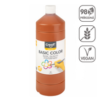 Culoare tempera Creall, 1 000 ml – maro deschis