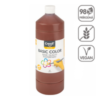 Culoare tempera Creall, 1 000 ml – maro închis