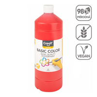 Culoare tempera Creall, 1 000 ml – roșu deschis