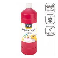 Culoare tempera Creall, 1 000 ml – roșu închis