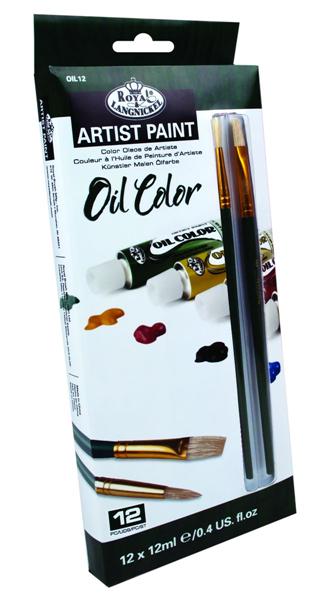 culoare ulei artist paint 12x12ml ro rlgoil12