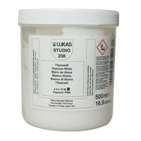 Culoare ulei LUKAS Studio - 500 ml Alb de titan